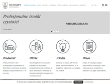 Tablet Screenshot of medisept.pl